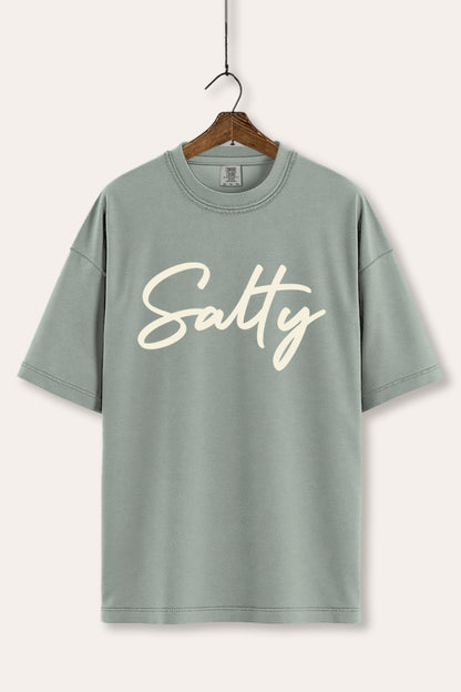 Salty Cursive Coastal Graphic Women's Comfort Tee