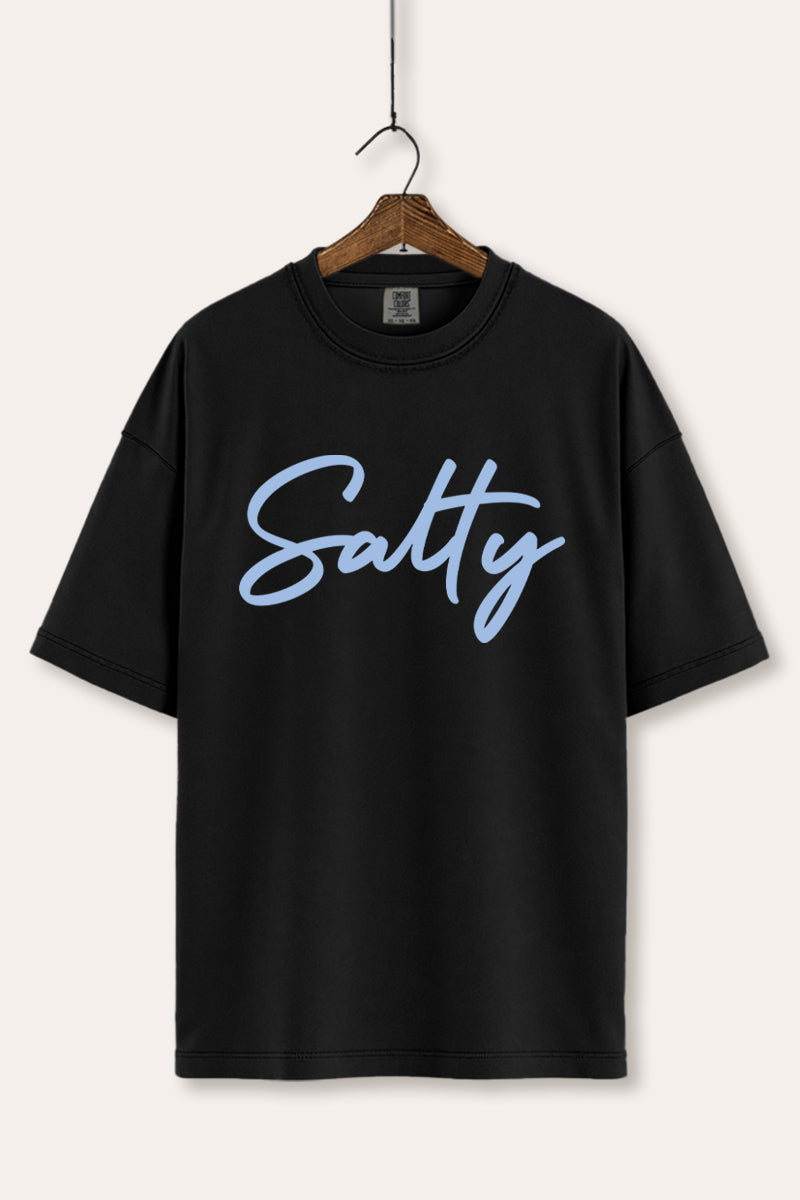 Salty Cursive Coastal Graphic Women's Comfort Tee