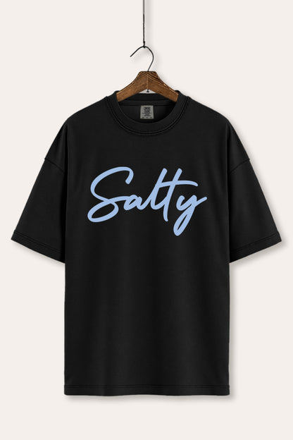 Salty Cursive Coastal Graphic Women's Comfort Tee