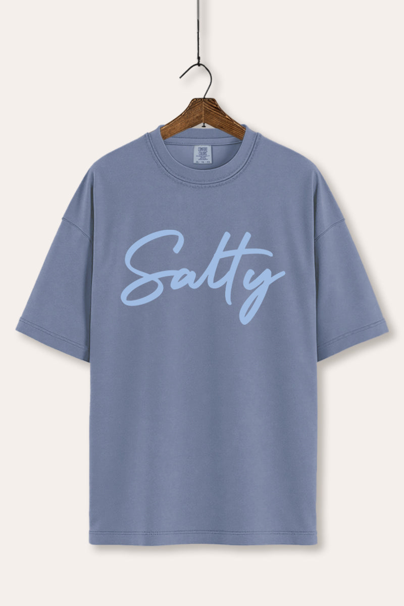 Salty Cursive Coastal Graphic Women's Comfort Tee
