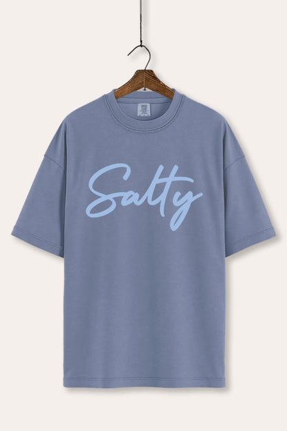 Salty Cursive Coastal Graphic Women's Comfort Tee