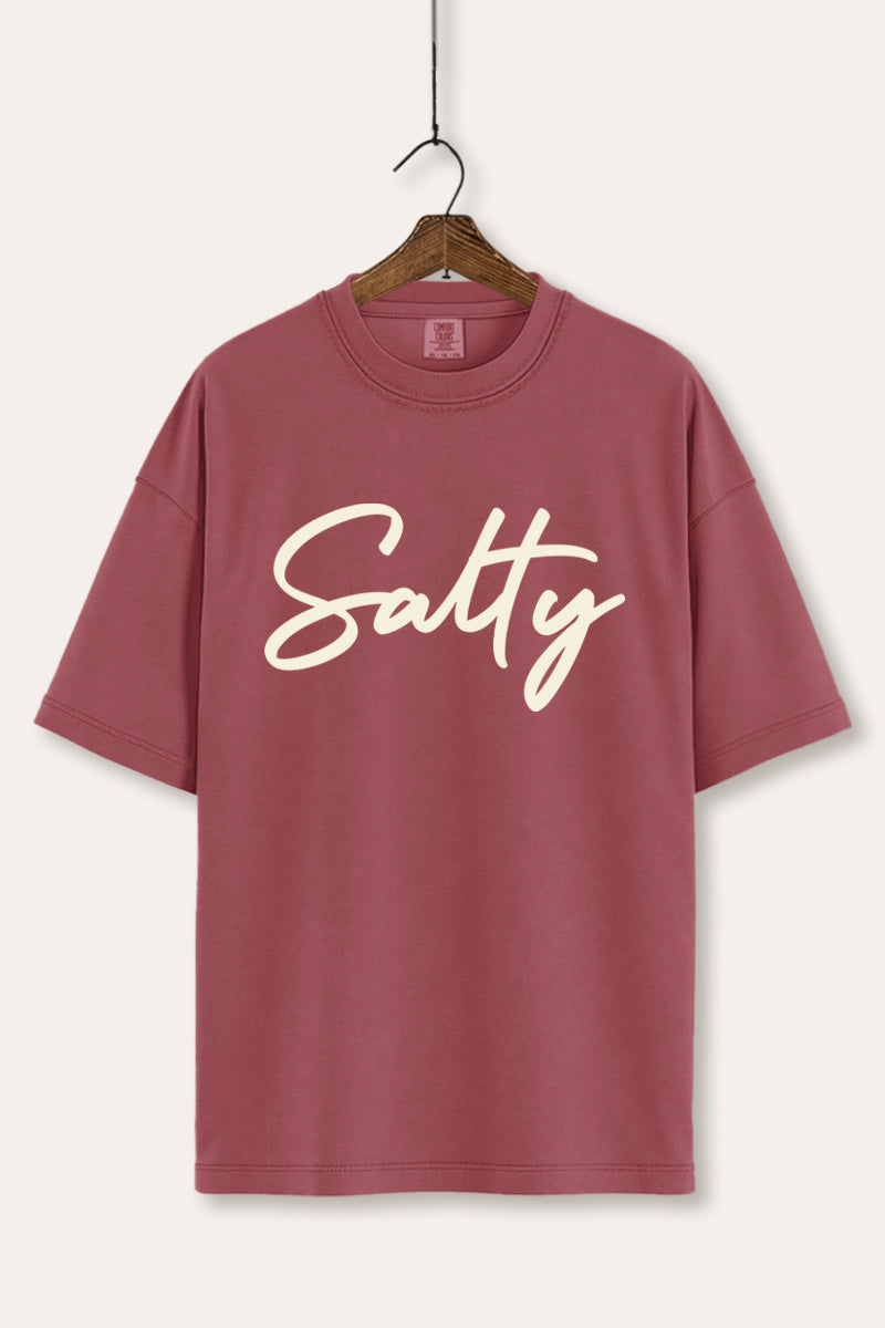 Salty Cursive Coastal Graphic Women's Comfort Tee