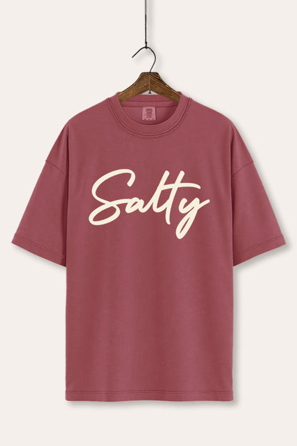 Salty Cursive Coastal Graphic Women's Comfort Tee