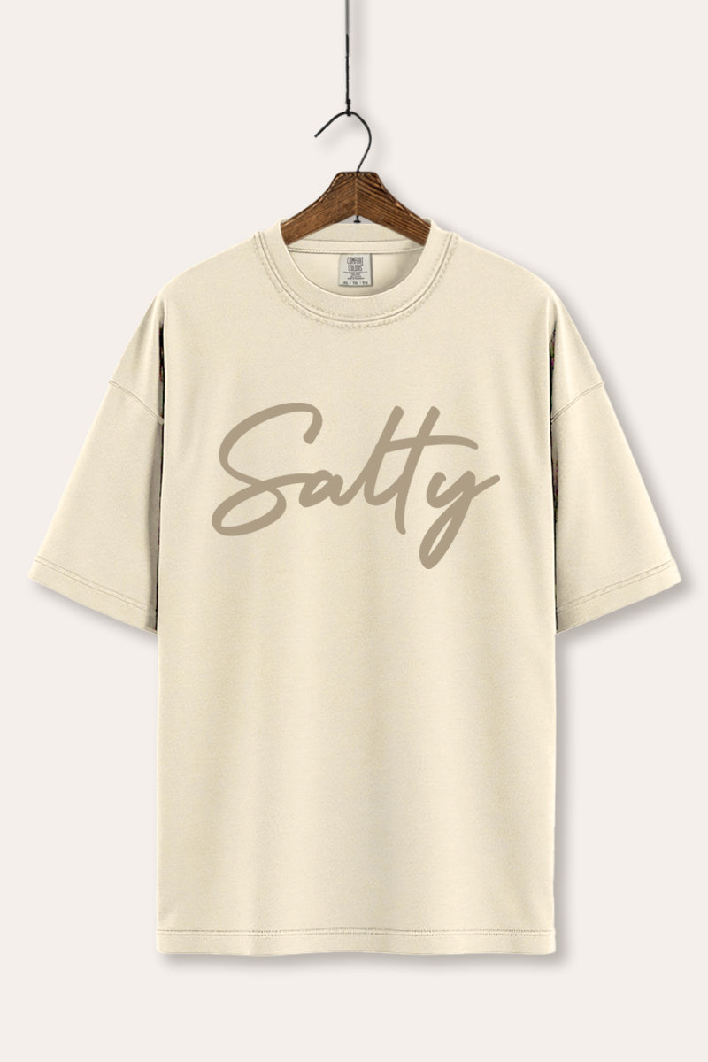 Salty Cursive Coastal Graphic Women's Comfort Tee
