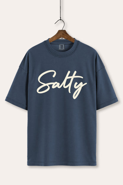 Salty Cursive Coastal Graphic Women's Comfort Tee