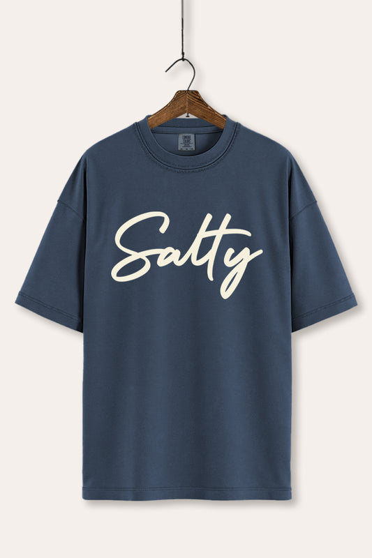 Salty Cursive Coastal Graphic Women's Comfort Tee