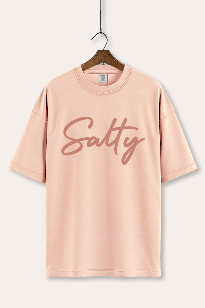 Salty Cursive Coastal Graphic Women's Comfort Tee
