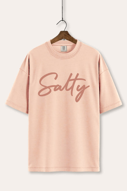 Salty Cursive Coastal Graphic Women's Comfort Tee