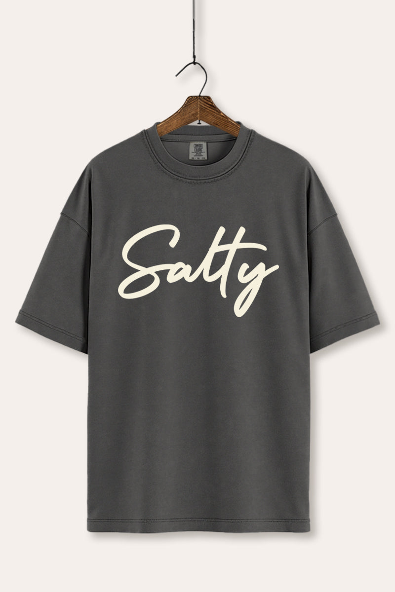 Salty Cursive Coastal Graphic Women's Comfort Tee