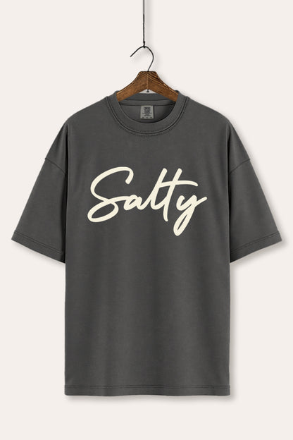 Salty Cursive Coastal Graphic Women's Comfort Tee