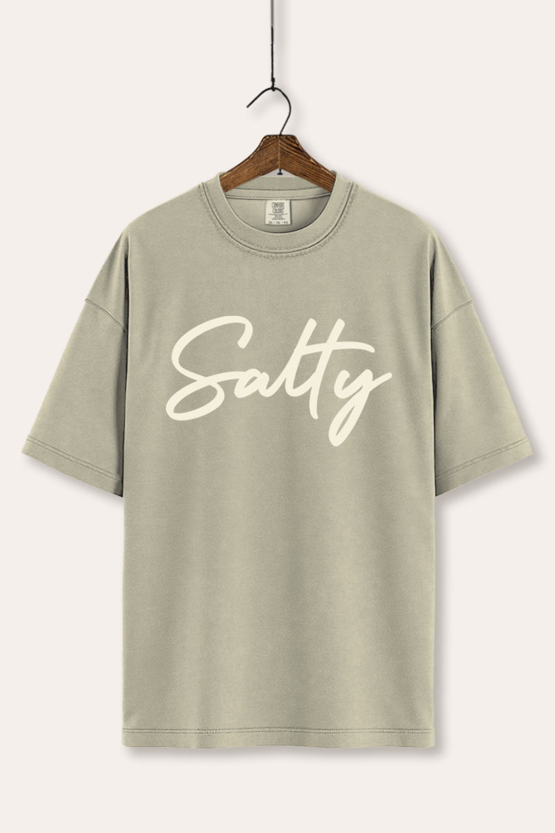 Salty Cursive Coastal Graphic Women's Comfort Tee