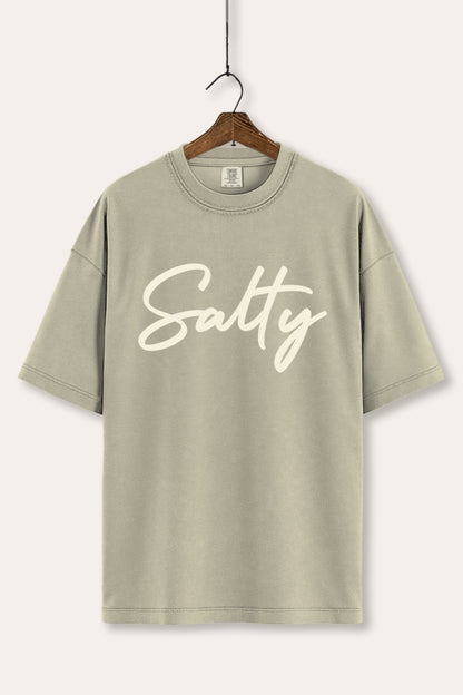 Salty Cursive Coastal Graphic Women's Comfort Tee