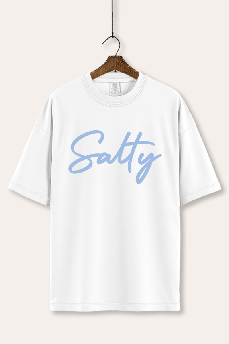 Salty Cursive Coastal Graphic Women's Comfort Tee