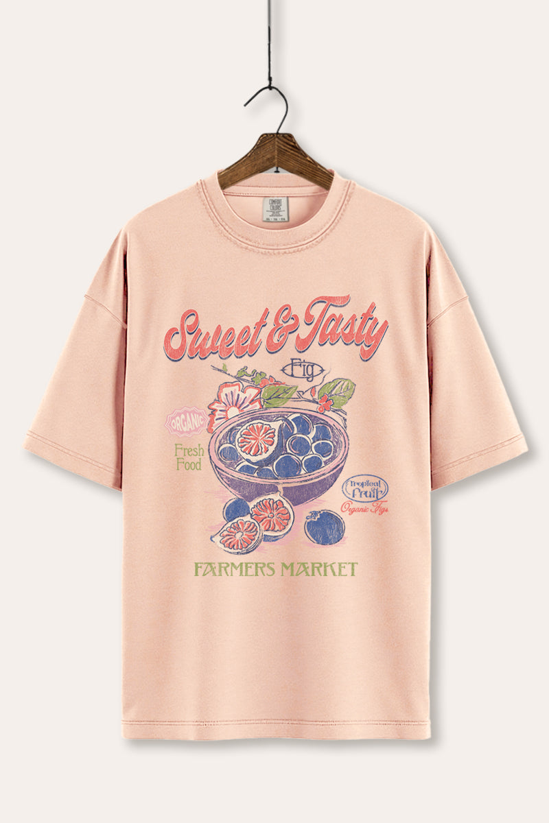 sweet & tasty blueberries graphic comfort colors® tee