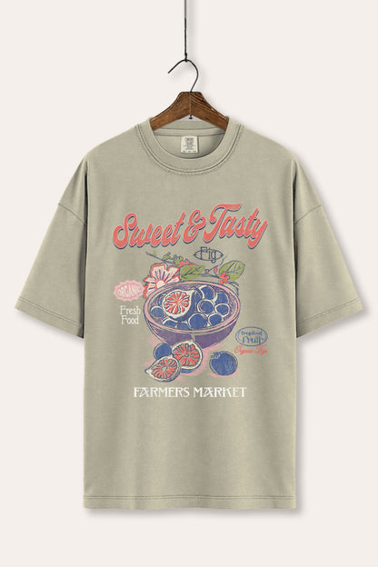 Sweet & Tasty Blueberry Fruit Graphic Women's Comfort Tee
