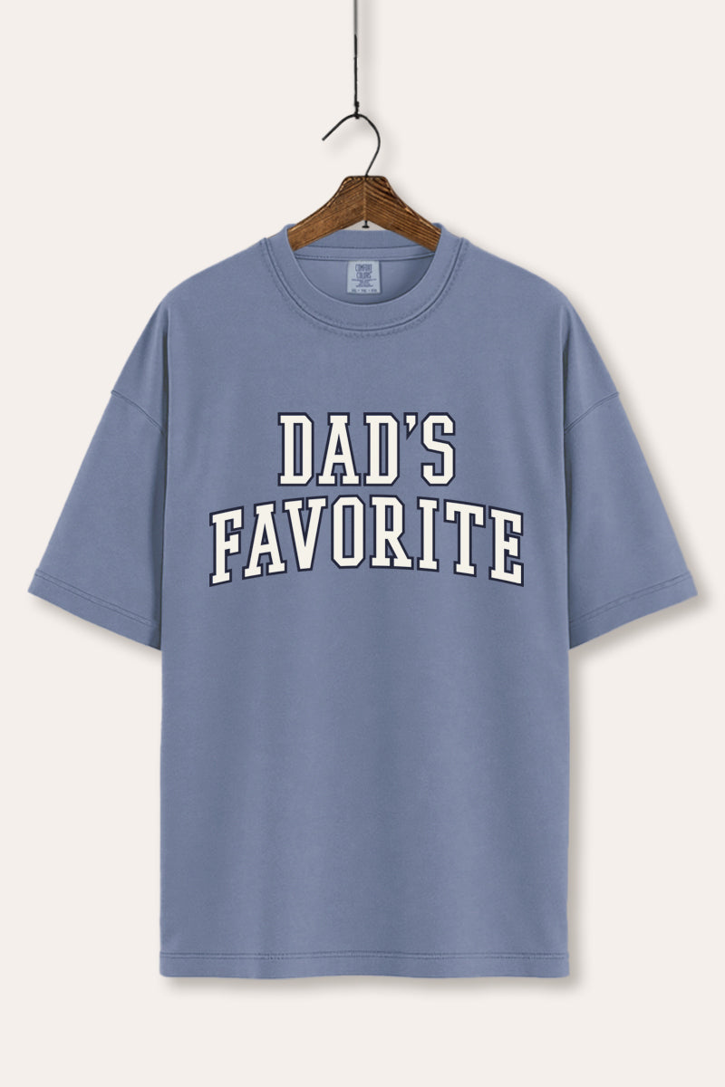 "dad's favorite" comfort colors® tee