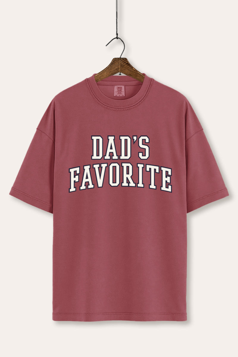 "dad's favorite" comfort colors® tee