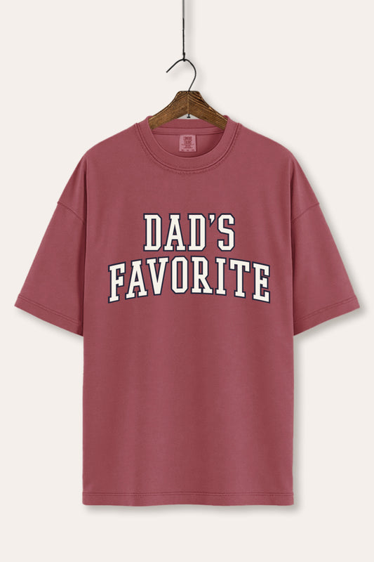 Dad's Favorite Typography Women's Comfort Tee