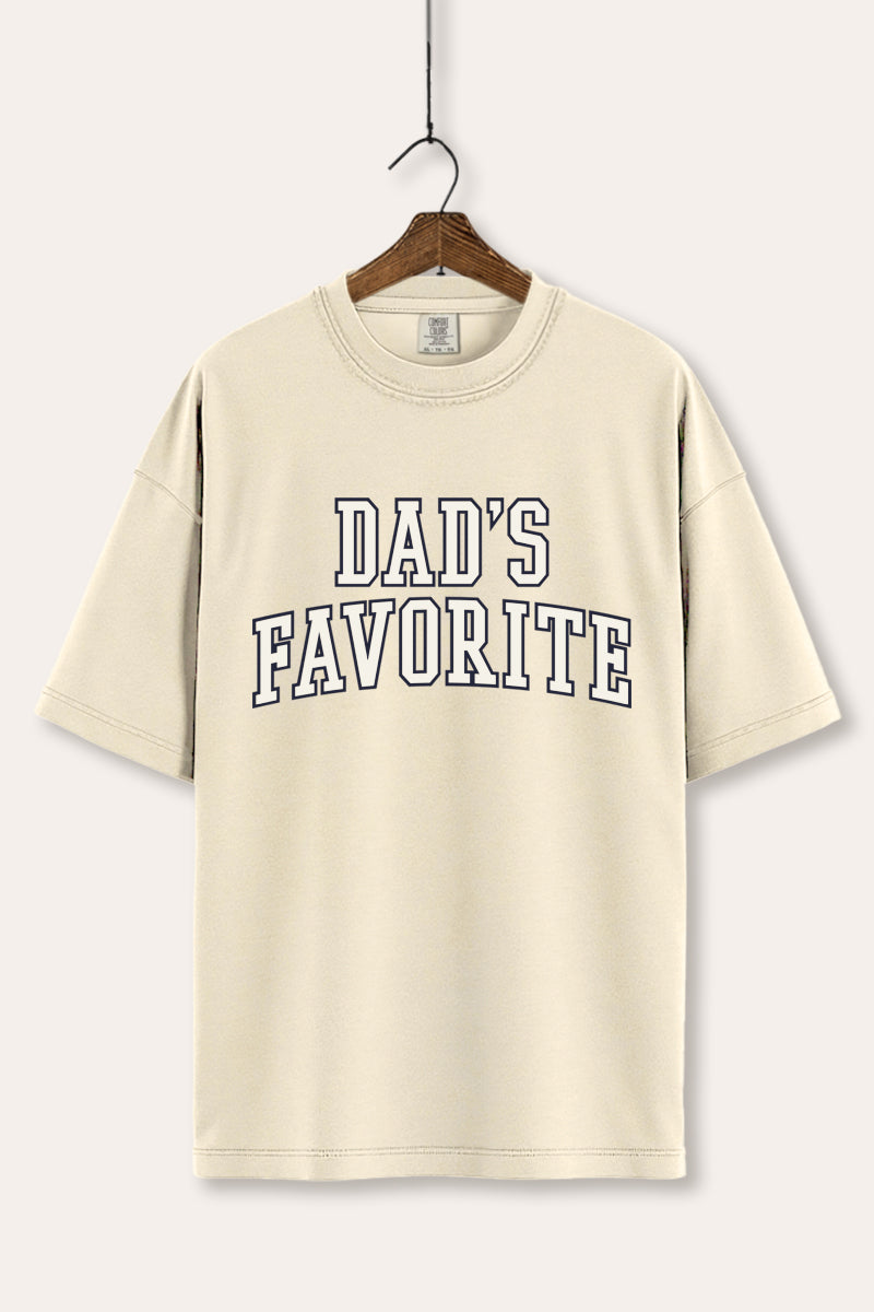 "dad's favorite" comfort colors® tee