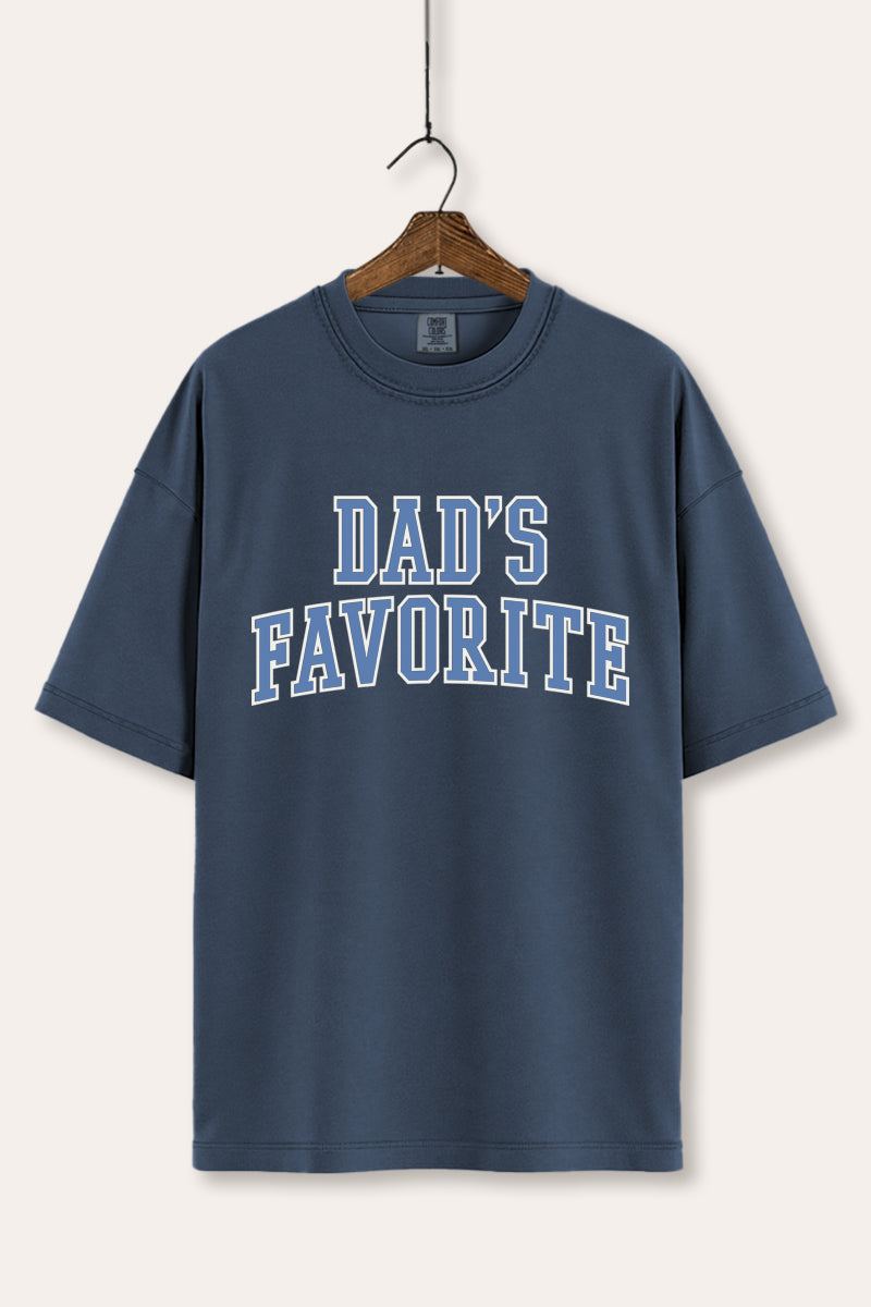 "dad's favorite" comfort colors® tee