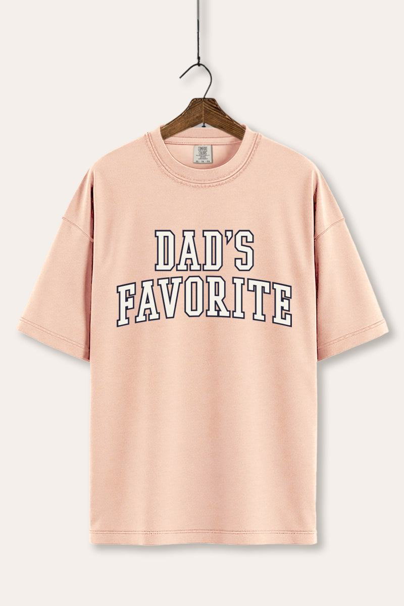 "dad's favorite" comfort colors® tee