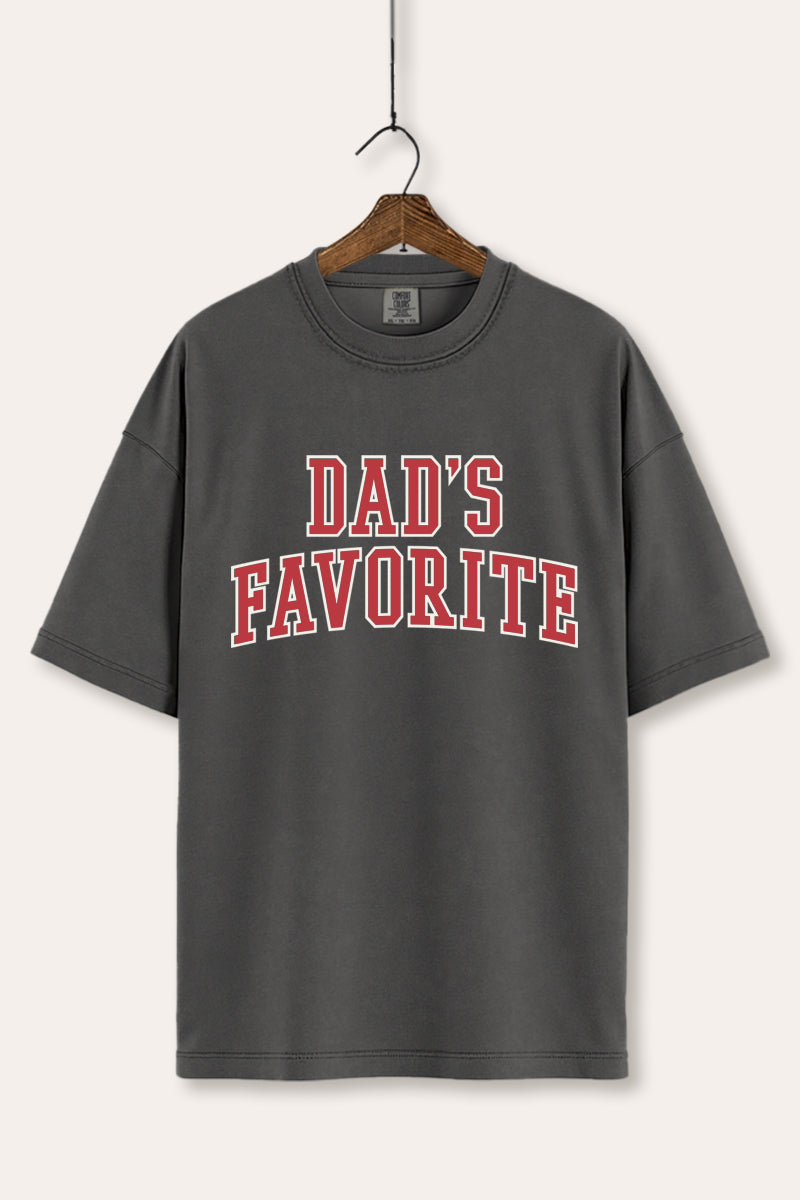 "dad's favorite" comfort colors® tee