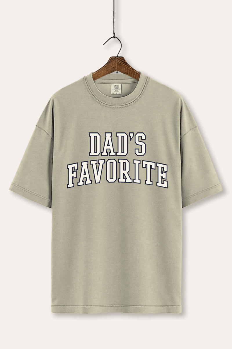 "dad's favorite" comfort colors® tee