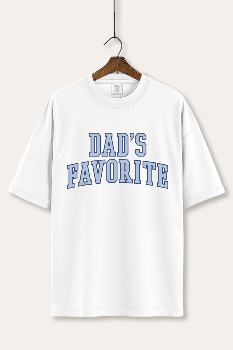 "dad's favorite" comfort colors® tee