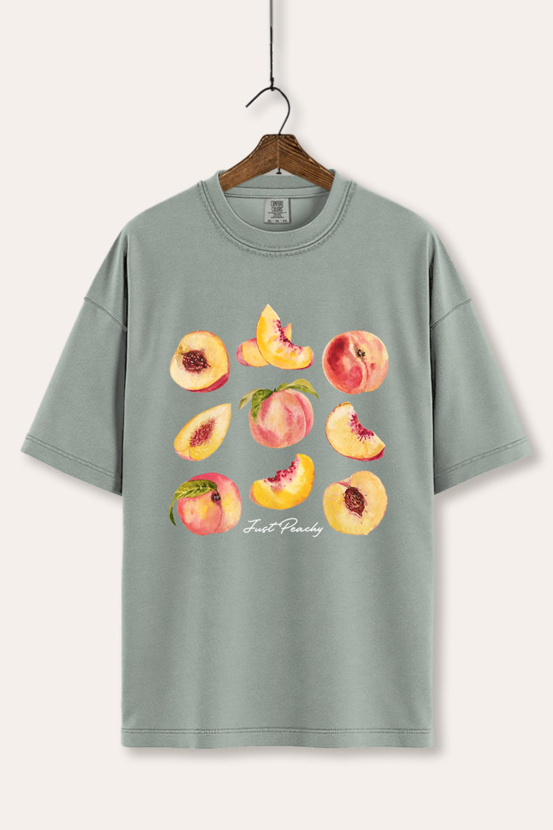 Just Peachy Fruit Graphic Women's Comfort Tee