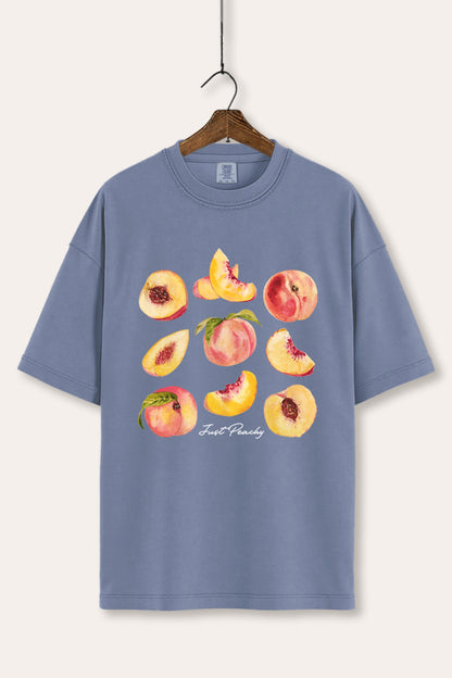Just Peachy Fruit Graphic Women's Comfort Tee