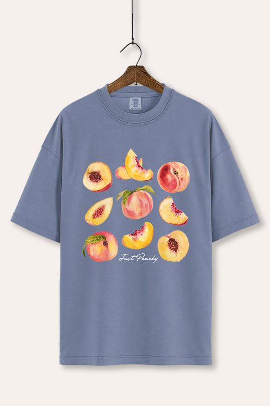 Just Peachy Fruit Graphic Women's Comfort Tee