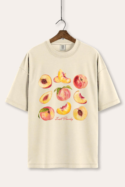 Just Peachy Fruit Graphic Women's Comfort Tee