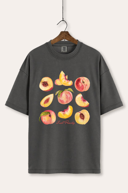 Just Peachy Fruit Graphic Women's Comfort Tee