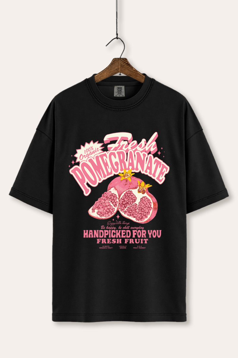 Fresh Pomegranate Fruit Graphic Women's Comfort Tee