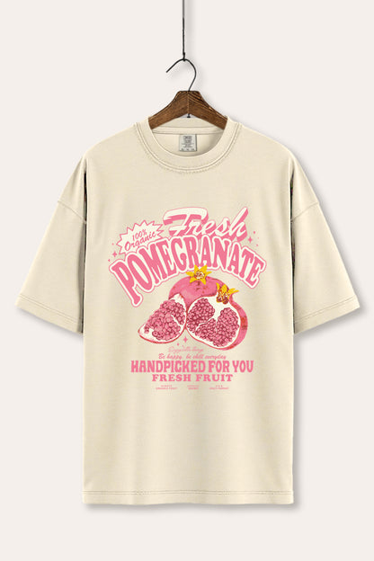 Fresh Pomegranate Fruit Graphic Women's Comfort Tee