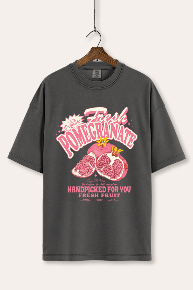Fresh Pomegranate Fruit Graphic Women's Comfort Tee