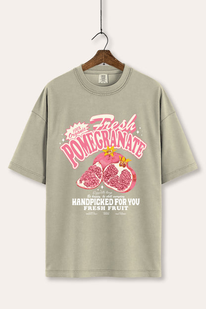 Fresh Pomegranate Fruit Graphic Women's Comfort Tee