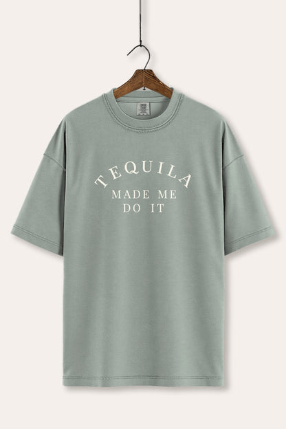 Tequila Made Me Do It Graphic Women's Comfort Tee