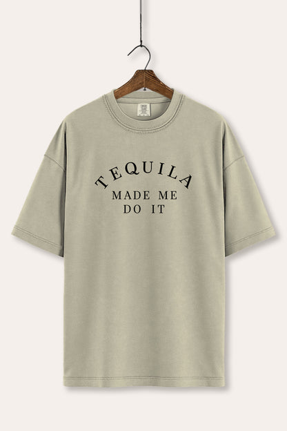 Tequila Made Me Do It Graphic Women's Comfort Tee