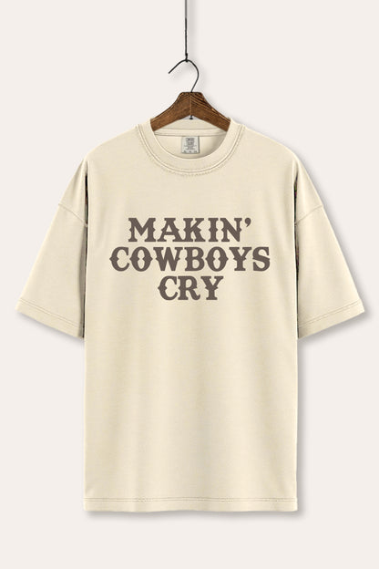 Makin' Cowboys Cry Western Graphic Women's Comfort Tee