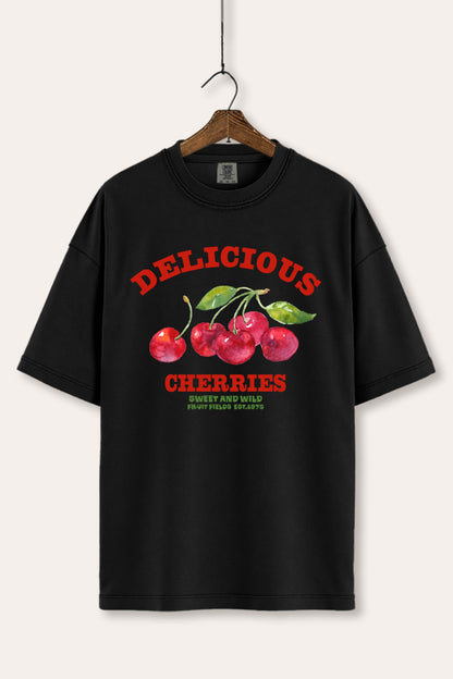 Delicious Cherries Fruit Graphic Women's Comfort Tee