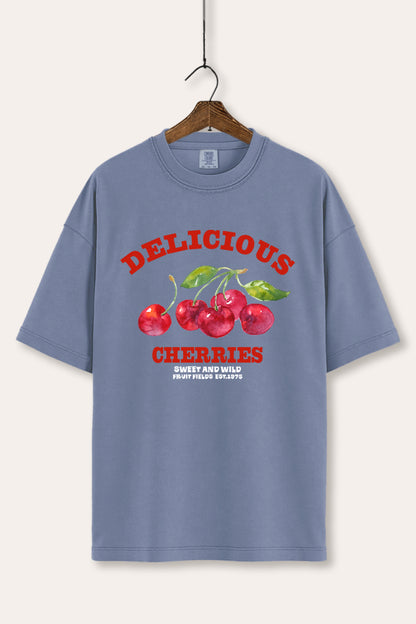 Delicious Cherries Fruit Graphic Women's Comfort Tee