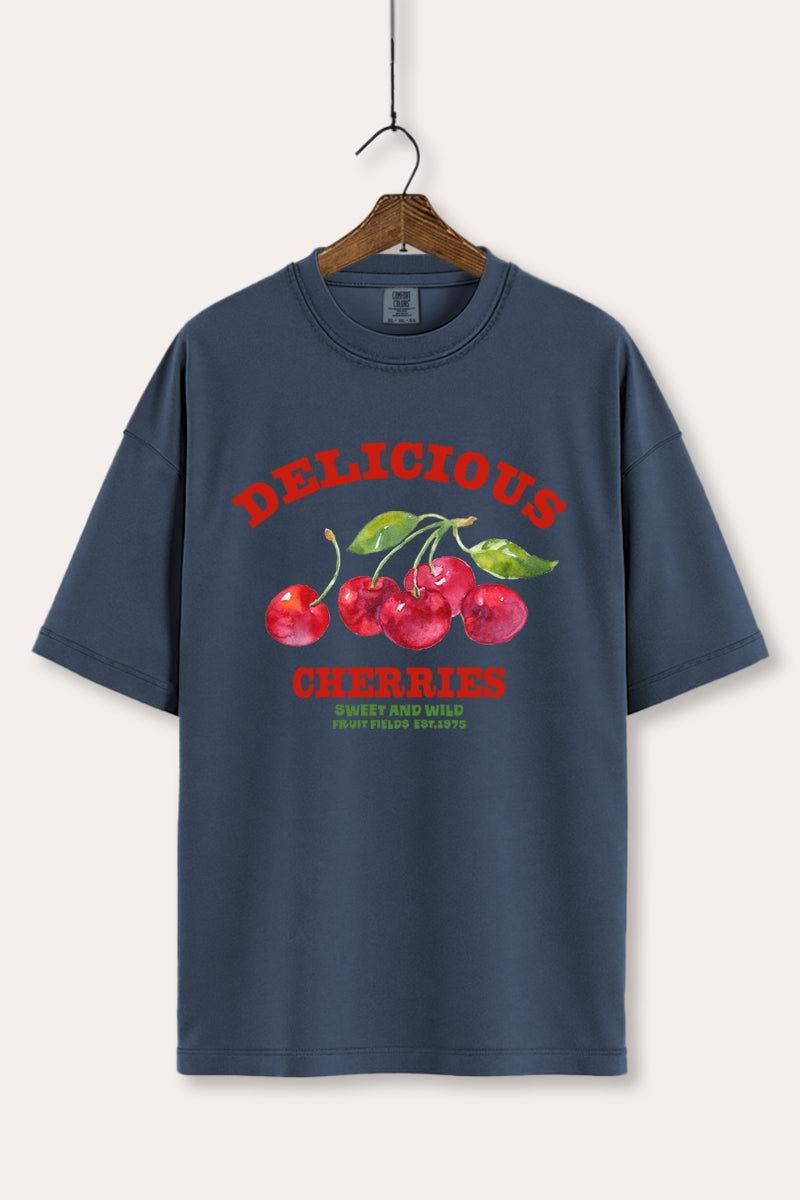 Delicious Cherries Fruit Graphic Women's Comfort Tee