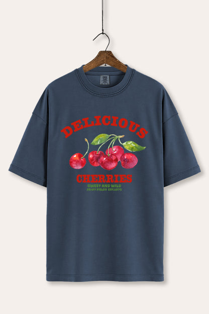 Delicious Cherries Fruit Graphic Women's Comfort Tee
