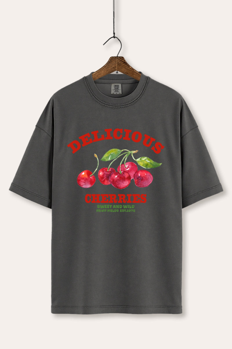 Delicious Cherries Fruit Graphic Women's Comfort Tee