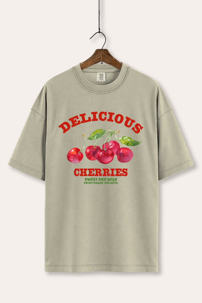 Delicious Cherries Fruit Graphic Women's Comfort Tee