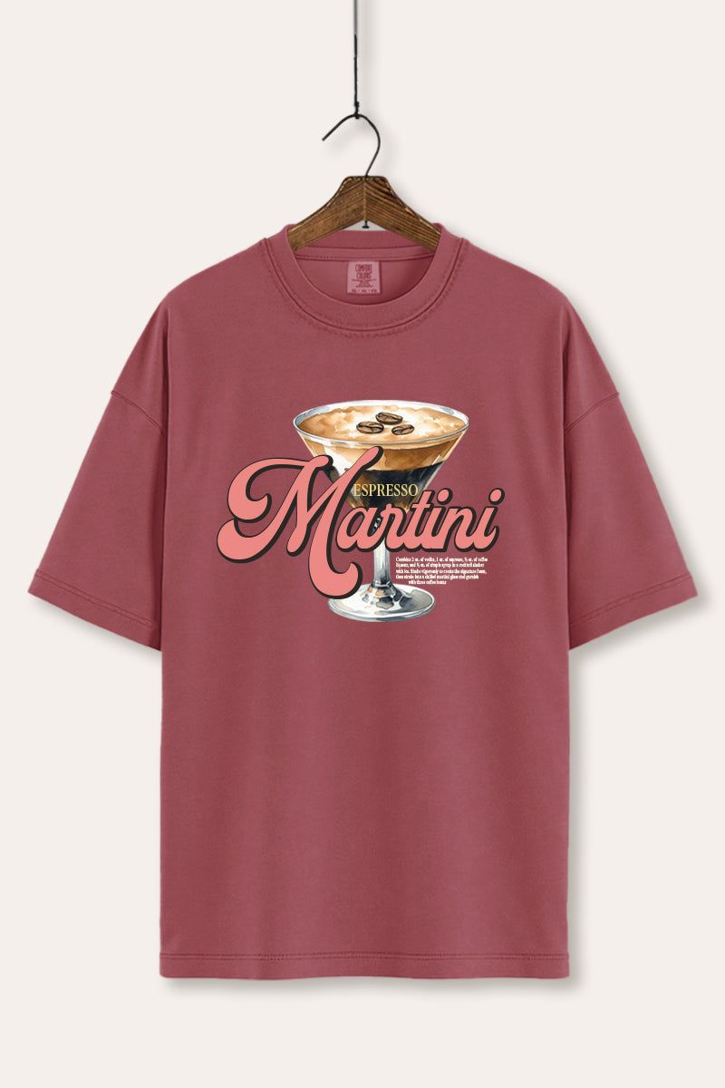 espresso martini graphic comfort colors® tee