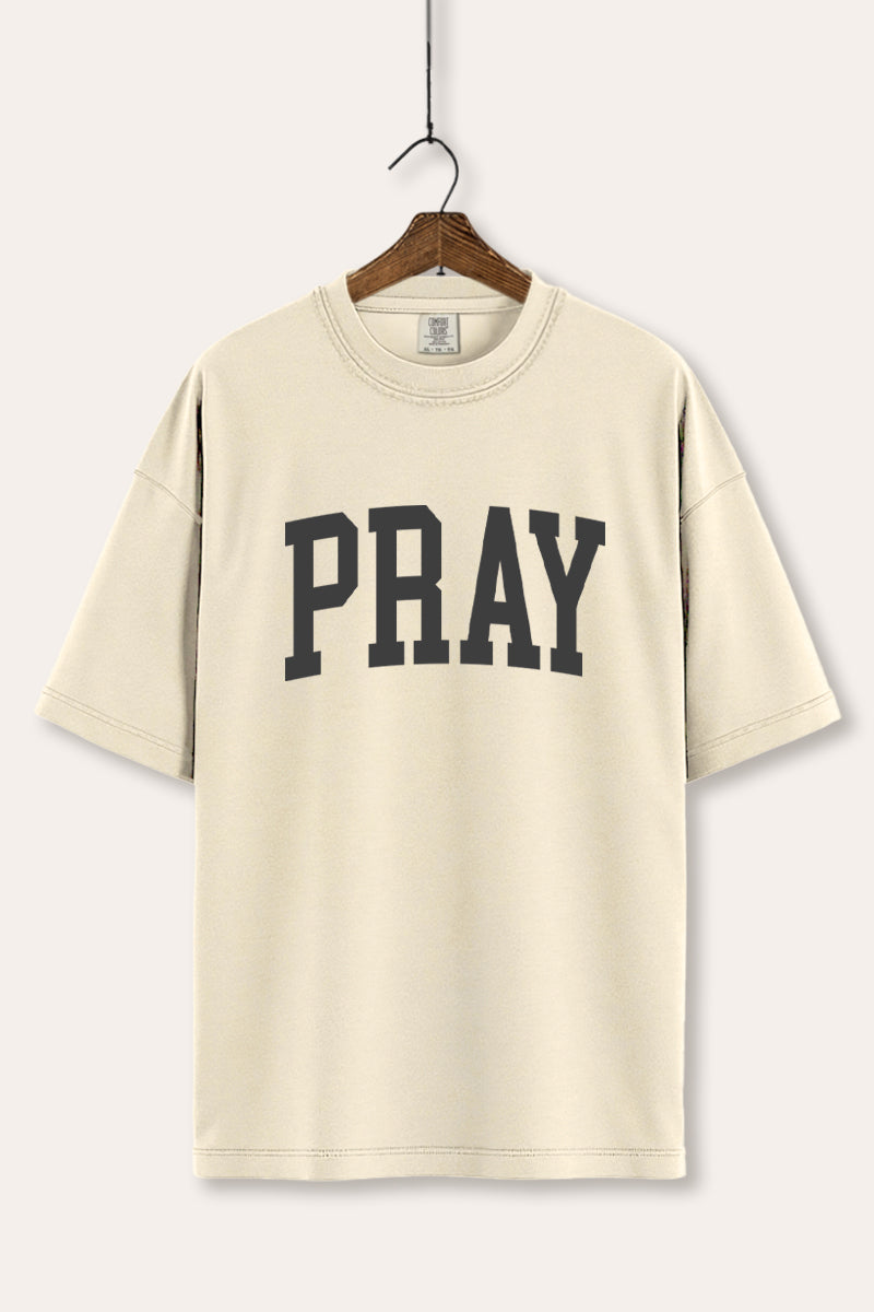 "pray" graphic comfort colors® tee