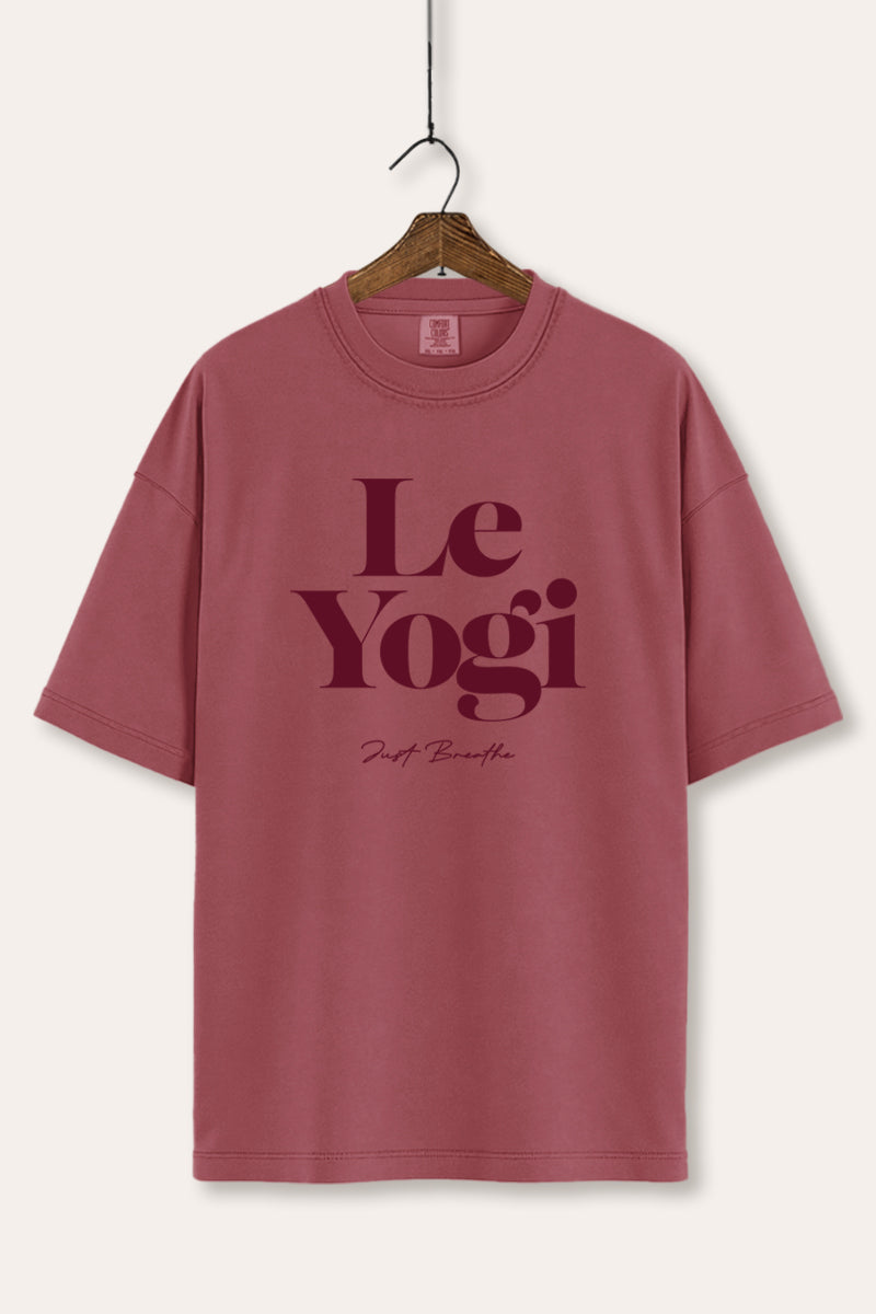 "le yogi" graphic comfort colors® tee