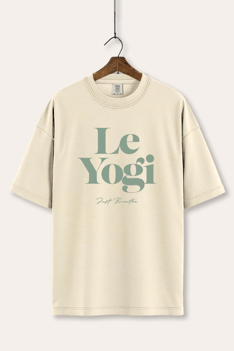 "le yogi" graphic comfort colors® tee